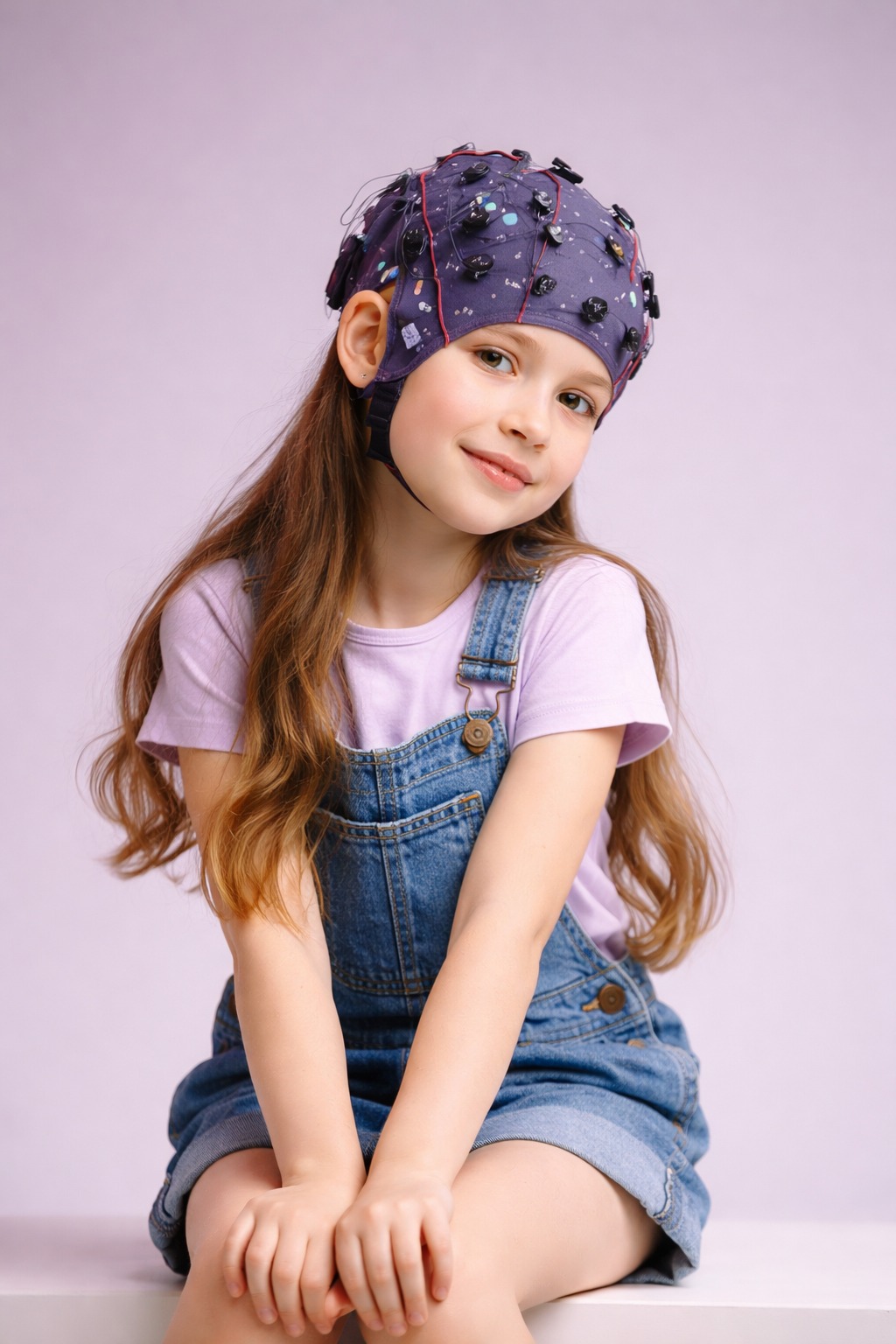 NeuroBT EEG cap used in a training session